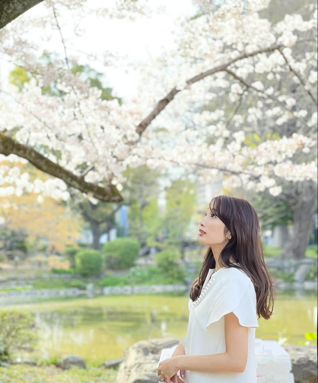 越馬千春さんのインスタグラム写真 - (越馬千春Instagram)「. 4月スタート🌸💫✨ 新たな気持ちで頑張ります☺️❣️  #4月スタート#4月#エイプリルフール#🌸#お花見#花見」4月1日 18時45分 - chiharukoshiba