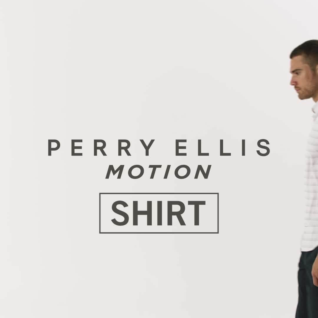 ペリーエリスのインスタグラム：「Stylish yet functional, introducing Perry Ellis Motion. Feel confident as you step out this spring with our wrinkle-resistant, moisture-wicking and quick-dry technology.  #LifeReadySince1976」