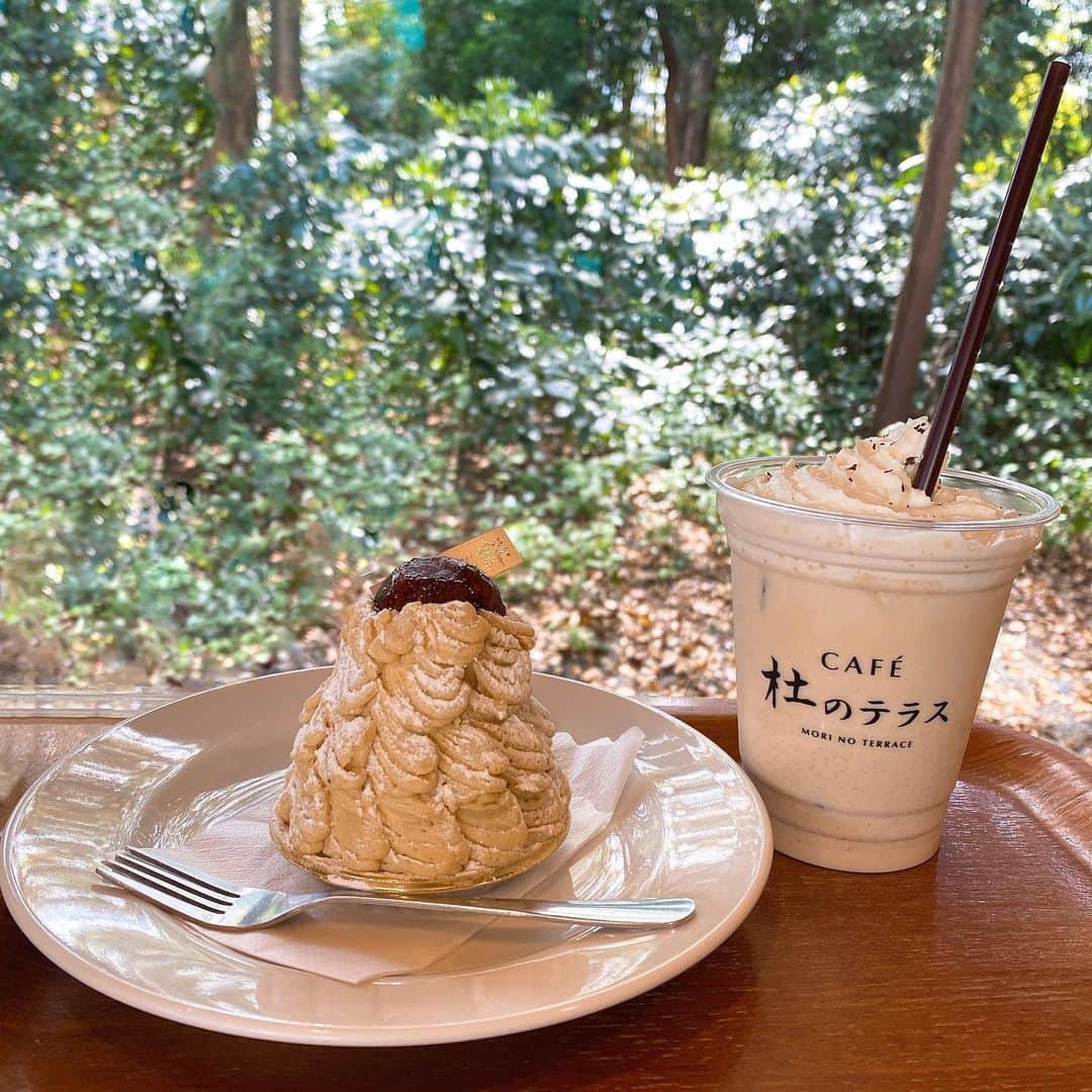 加藤玲奈さんのインスタグラム写真 - (加藤玲奈Instagram)「モンブラン久々に食べた✨美味しすぎた😋 モンブランブーム今更来そう🌰🌰🌰」4月1日 22時40分 - katorena_ktrn