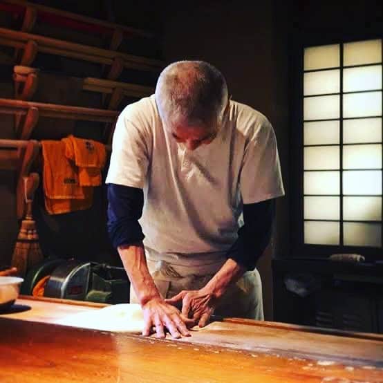 寺岡呼人のインスタグラム：「昔からやりたかった蕎麦打ち職人になることに決めました！ 今まで本当にありがとうございました💕」