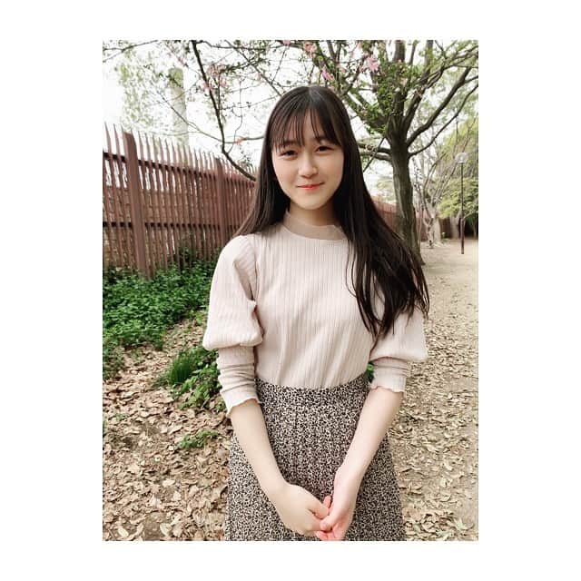 遠藤璃菜さんのインスタグラム写真 - (遠藤璃菜Instagram)「収録に行ってきました𓅿 なんかちょっと恥ずかしがってる､､､??笑  #公園 #遠藤璃菜 #写真撮る時だけマスク外してるよ〜」4月2日 16時56分 - e_rina_ta