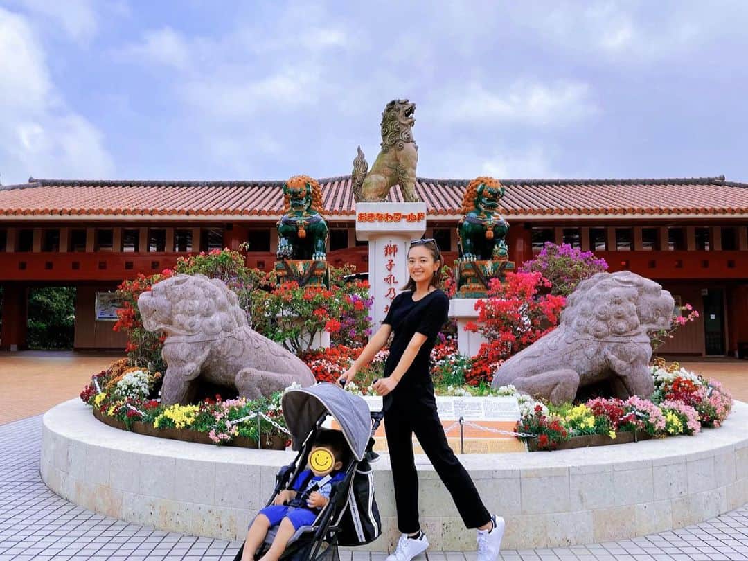 夏美のインスタグラム：「Registered tangible cultural property of Japan🇯🇵 Okinawa prefectural designated museum facility 🏝🏛🏯 ＊ ＊ #okinawaworld  #japan  #okinawajapan」