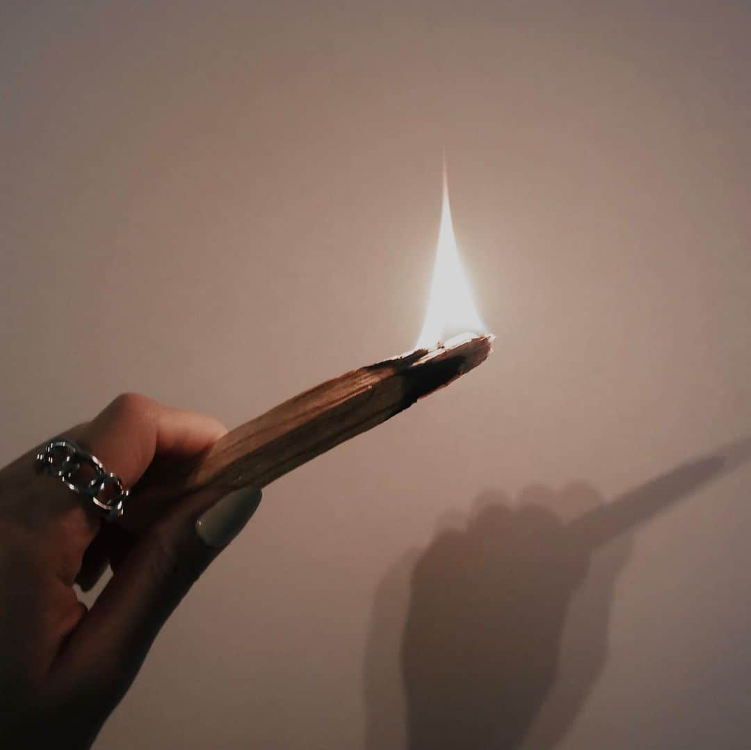 宮本沙恵のインスタグラム：「PALOSANT🕯」