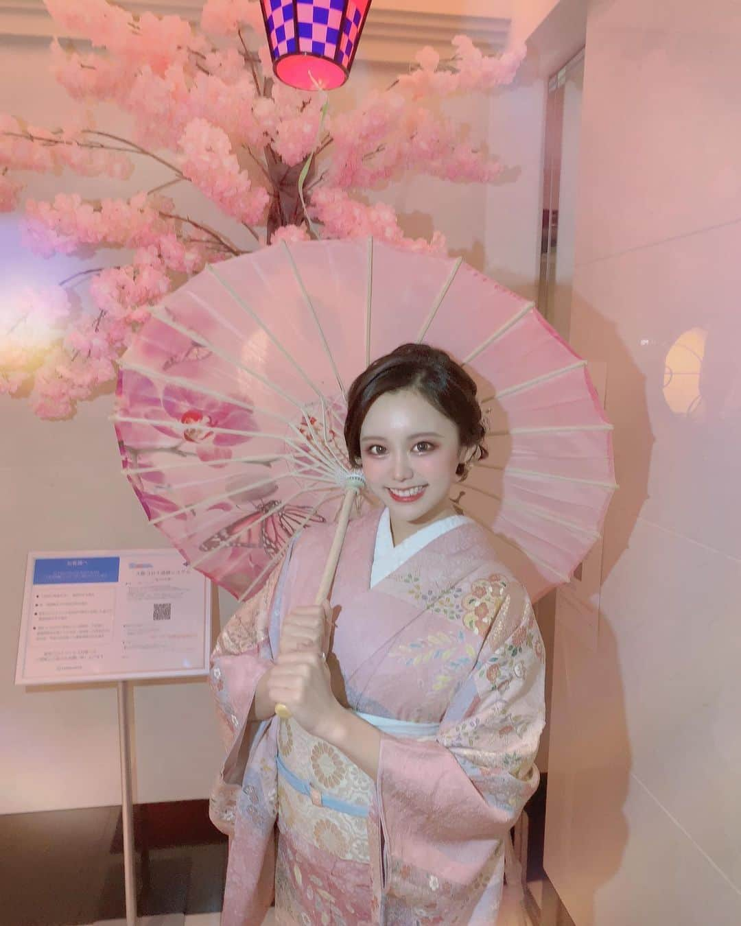 鳴海そらのインスタグラム：「#桜祭り #アンジュール #アンジュール北新地」