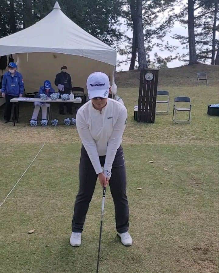 のインスタグラム：「연습연습! 실전실전!!👍😊😁⛳🏆🥰」