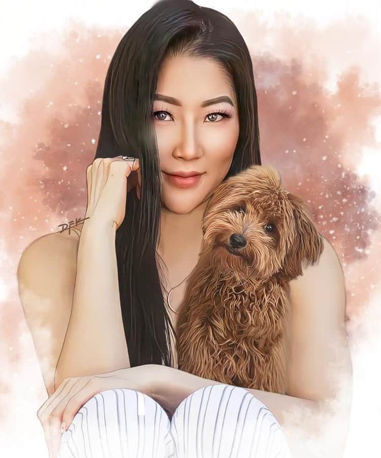 GODDESS OF LOVEのインスタグラム：「Love you fur-ever my little @enki.doodle.bear ❤️」