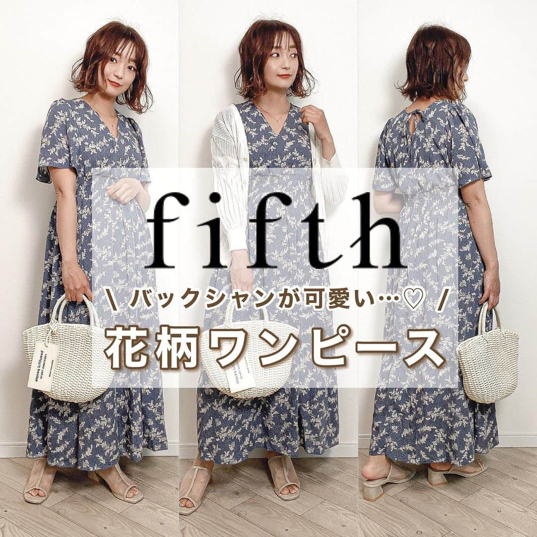 Sakiさんのインスタグラム写真 - (SakiInstagram)「【fifth】バックシャンが可愛いワンピース🐰🌷﻿ ﻿ @fifth_store ﻿ の #バックシャンカシュクールシックフラワーワンピース﻿ ﻿ シックな花柄で甘くなりすぎないのが良き🥺🌸﻿ ﻿ カシュクールだから大人っぽく着れます✨﻿ fifthのワンピースシリーズは毎年get💕﻿ ﻿ ﻿ 参考になれば嬉しいです🐰🌷﻿ ﻿ ﻿ ﻿  #ママコーデ #ママファッション #着回し #着回しコーデ #低身長コーデ #大人カジュアル #カジュアルコーデ #お洒落女子 #コーデ記録 #プチプラ #プチプラコーデ #プチプラファッション #今日のコーデ #しまむら #しまパト #gu #uniqlo #しまむら購入品 #コーデ #おちびコーデ #プチプラ #fifth #fifthtl #フィフス #トレンド #春コーデ #ワンピース #花柄ワンピース #フィフスタイル」4月3日 16時36分 - ____sappi____