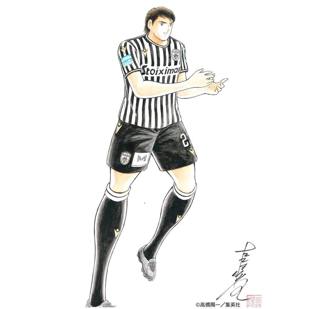 香川真司さんのインスタグラム写真 - (香川真司Instagram)「Let's go ahead again from tomorrow. #sk23 #PAOK  #高橋先生イラストありがとうございます」4月3日 18時05分 - sk23.10