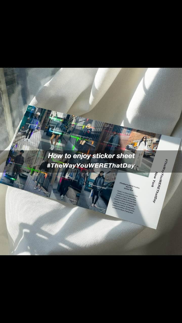のインスタグラム：「Showing some examples of how to display the sticker sheet」