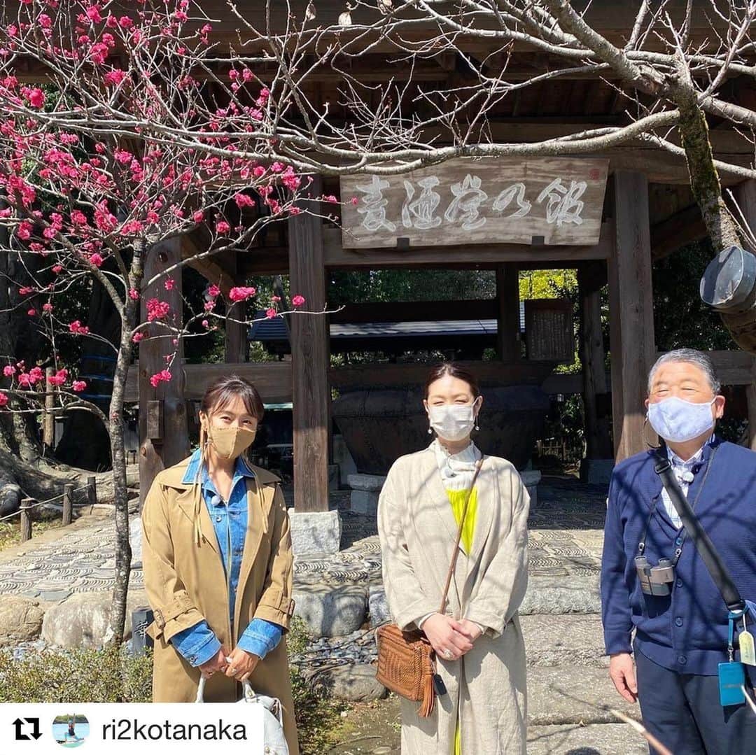 加藤紀子のインスタグラム：「大好きなお二人とやっとやっとご一緒させていただきました！ 畑野菜も食べてもらえて😭  徳さん、りっちゃんと楽しいばかりの旅でしたー！  #Repost @ri2kotanaka with @get_repost ・・・ 本日放送のお知らせ📺  さあ、お待たせいたしました🚌 3か月ぶりの新作です❗️  久しぶりのロケで、ホントに嬉しかったし楽しかったー💛そしてゲストはプライベートでもご飯したり仲良しの加藤紀子ちゃん🤩ずーっとゲストにリクエストしててやっと😆かとのり農園にも行けて、春のお野菜を収穫もしたよー🥬石川酒造ではお昼から美味しいお酒飲んで気分上々😍  4/4日曜日 16:15〜17:20 テレビ朝日 「路線バスで寄り道の旅🚌多摩川沿いで春を見つけるはずが🌸おはぎを見つけてしまいましたとさ、の旅」  まさに、花より団子🌸🍡  出演 徳光和夫　田中律子 ゲスト 加藤紀子💛  再放送じゃない久々のバス旅🚌ぜひみてね📺  #路線バスで寄り道の旅  #バス旅🚌 #テレビ朝日 #久々のロケ #3ヶ月ぶりのロケ  #徳さん安定の爆睡  #やっぱりこれがなきゃね #花より団子」