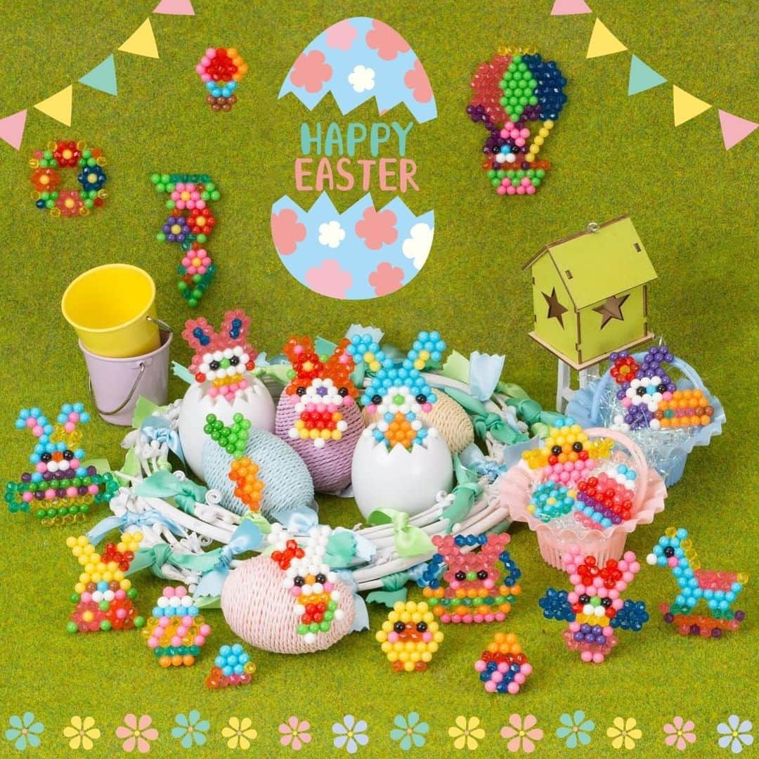 アクアビーズ公式さんのインスタグラム写真 - (アクアビーズ公式Instagram)「・ ✨💐Happy Easter！💐✨  今日はイースター、春の訪れをお祝いましょう♪ アクアビーズで可愛く飾りつけすれば、華やかになりますね🥚❤ ・ 皆さんも素敵なイースターをお過ごしください😊  #アクアビーズ #aquabeads #ビーズ #beads  #イースター #easter #easter2021 #イースターエッグ #イースターバニー  #おうち時間」4月4日 10時00分 - epoch1958_jp