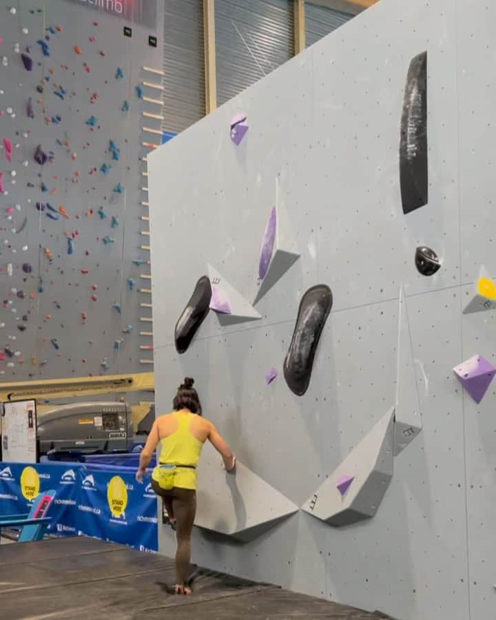 アラーナ・イップのインスタグラム：「Training boulders....the one that got away 🐝  @arcteryx @scarpana @canfund」