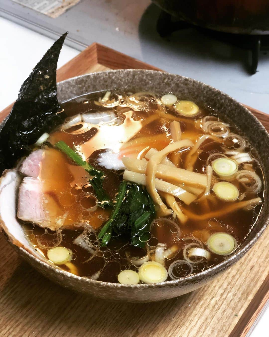 あばれる君のインスタグラム：「2日目のラーメン✨今日は朝から麺手打ち🍜過去最高傑作かも😋✨😍🥢」