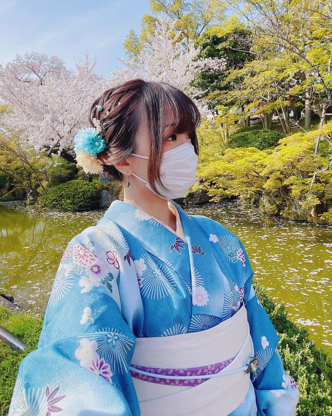 小桃さんのインスタグラム写真 - (小桃Instagram)「沒攝影師只能自拍www 櫻花真的好美喔😫🌸 懷念假期了🥲  #京都 #kyoto #kimono #着物 #清水寺 #kiyomizudera #さくら #桜 #sakura #日本 #japan」4月5日 19時12分 - siutao1126