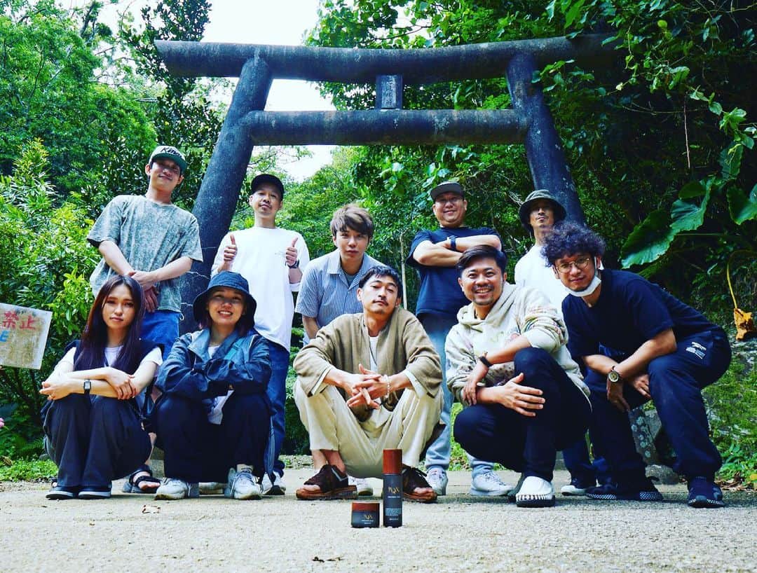 窪塚洋介のインスタグラム：「@aqx__official shooting in 沖縄／やんばる 今年で5度目の来沖^ ^ いつ来ても最高の島❤️」