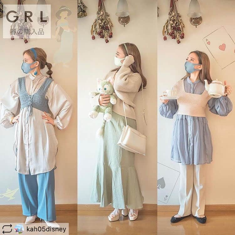 GRLさんのインスタグラム写真 - (GRLInstagram)「【👆画像をタップすると購入できるよ👆】 @kah05disney さん にGRL商品着用して頂いております💕 ありがとうございます✨ . @grl_official #グレイル #grl #プチプラ #ootd #fashion #プチプラコーデ #outfit #ファッション #可愛い #かわいい #コーデ #コーディネート #cute #大人カジュアル #カジュアルコーデ#GRL購入品#グレイル購入品#購入品 #チュニック #サテンシャツ #ロングスカート」4月6日 13時02分 - grl_official