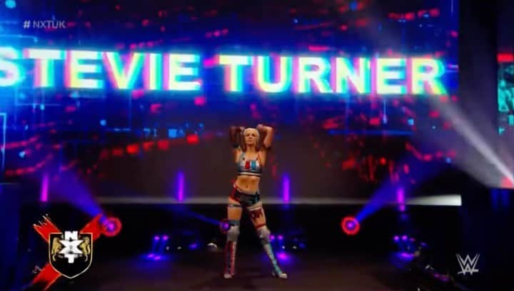 ボビー・タイラー のインスタグラム：「REQUEST FOR :: STEVIE TURNER :: 🌸 #TCS #NXTUK DEBUT」