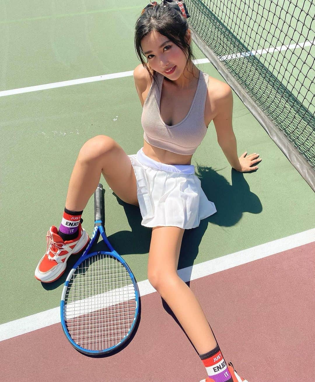 水川スミレさんのインスタグラム写真 - (水川スミレInstagram)「🎾💦💦💦❤️  #テニス#tennis #workout」4月6日 6時53分 - mizukawasumire