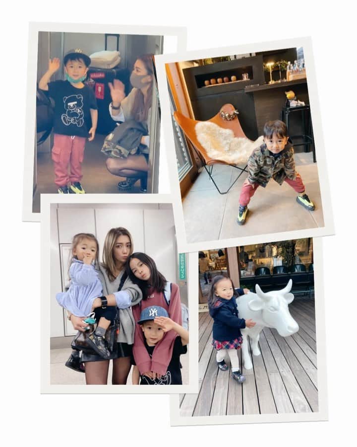 谷口紗耶香のインスタグラム：「久々に両親と会って、子供たちの顔を見せることができました。🌸 もう半年くらい前から計画していたことだったからこのご時世で悩んだけど、 いつ何が起きるかわからない今だからね。 たくさん想い出できました！ 行かせてくれたpapaに感謝。🤍」