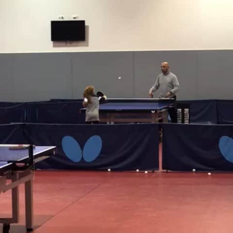 ジョアン・モンテイロのインスタグラム：「Happy World Table Tennis Day 🏓🌏🌎🌍 @tiagoapolonia here is you son's mixed double partner 👱🏻‍♂️👱🏻‍♀️ 🙌👊」