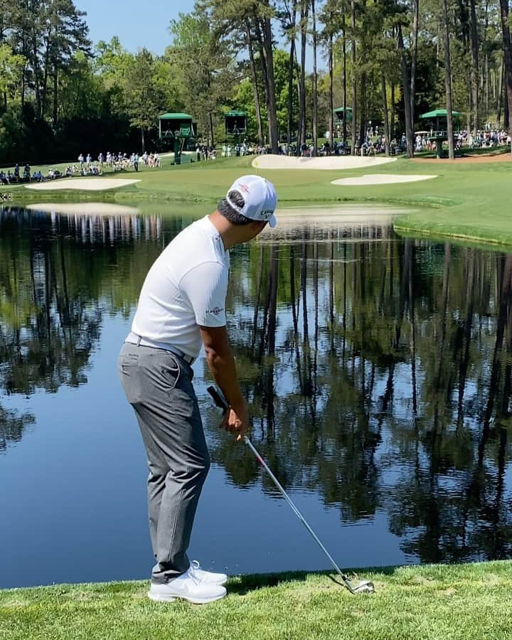 キム・シウのインスタグラム：「just 3feet you welcome 🤷🏻 @themasters」