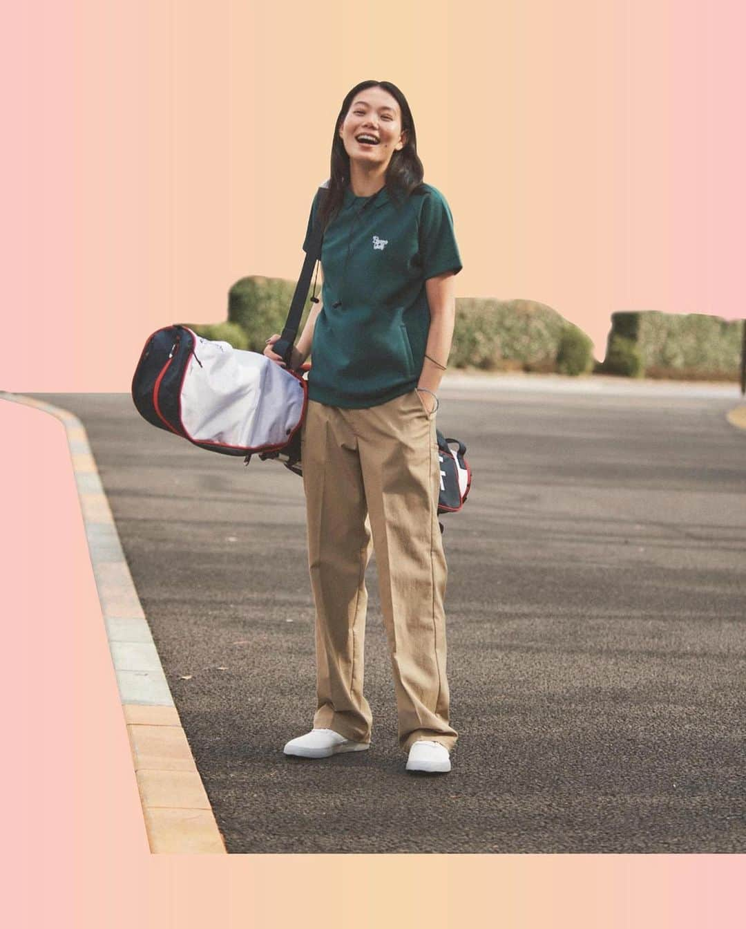 山本奈衣瑠さんのインスタグラム写真 - (山本奈衣瑠Instagram)「BEAMS GOLF 2021 SS⛳️ @beamsgolf   photo @taro_hirayama  video  神戸郁郎 styling 松本文平 hair & make-up @yoshikazumiyamoto  production & direction 田口悟史、神戸太郎  😌😌😌⛳️」4月7日 14時14分 - nairuuuu