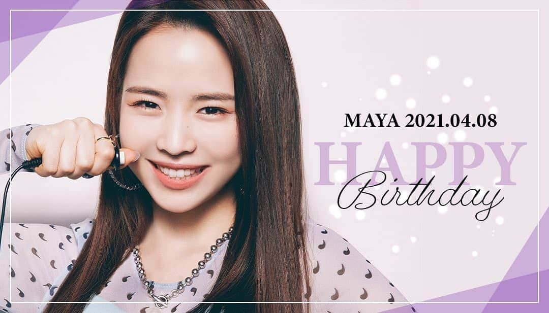 マヤ（勝村摩耶）のインスタグラム：「💜💜💜💜💜💜💜💜💜💜💜💜 ✨4月8日✨ #MAYA🦢 お誕生日おめでとう🎉  HAPPY BIRTHDAY MAYA🌈  #HappyMAYADay 💜💜💜💜💜💜💜💜💜💜💜💜 . . . . . Follow @_MayaKatsumura for more content . . . #MAYAKATSUMURA #MAYA #NiziU #ニジュー #니쥬 #NiziUMaya #JYP #WithU #MakeYouHappy #Stepandastep #Take_a_picture #Poppin_Shakin」