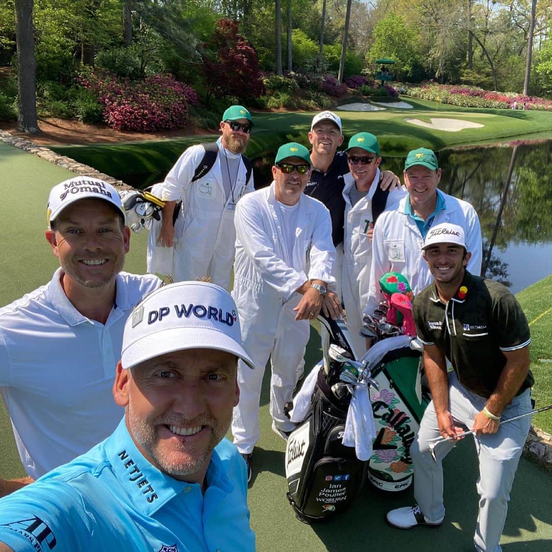 マックス・ホーマのインスタグラム：「Epic Wednesday at The Masters. Enjoying every minute! #golf」