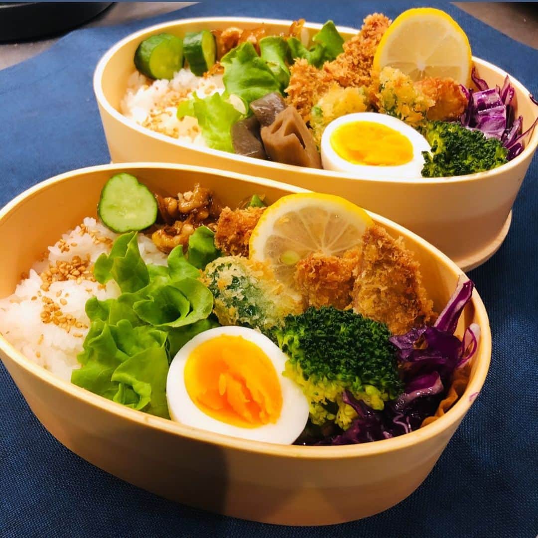 外村久美子さんのインスタグラム写真 - (外村久美子Instagram)「・ おはようございます！ 変わり映えのないお弁当でも作った自分に👏😪 今日は金曜日、それだけで嬉しい！！」4月23日 7時50分 - kummy153
