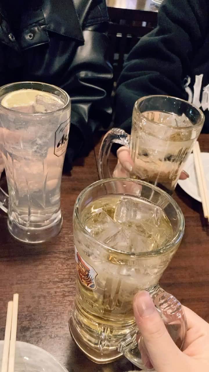 のインスタグラム：「おつかれ乾杯❤️」