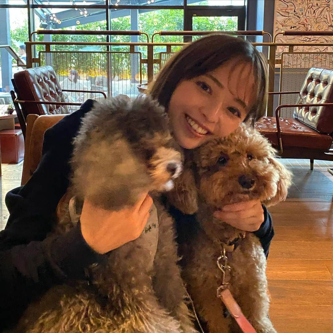 黒口那津さんのインスタグラム写真 - (黒口那津Instagram)「わんずとおでかけしたよ💓 犬会🐶のんびり楽しかった🥰 家族写真はなかなか苦労したよ🌝 #わんこのいる生活」4月23日 11時04分 - rmn69bnn