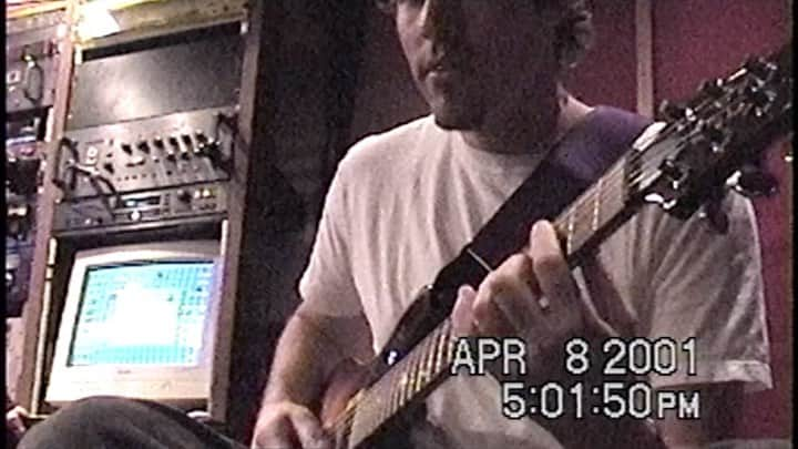 ダン・エストリンのインスタグラム：「20yrs ago today. Recording guitar for Crawling In The Dark with #jimwirt & @cjeiriksson at @4thstreetrecording #hoobastank #myprs #prsguitars #prs」