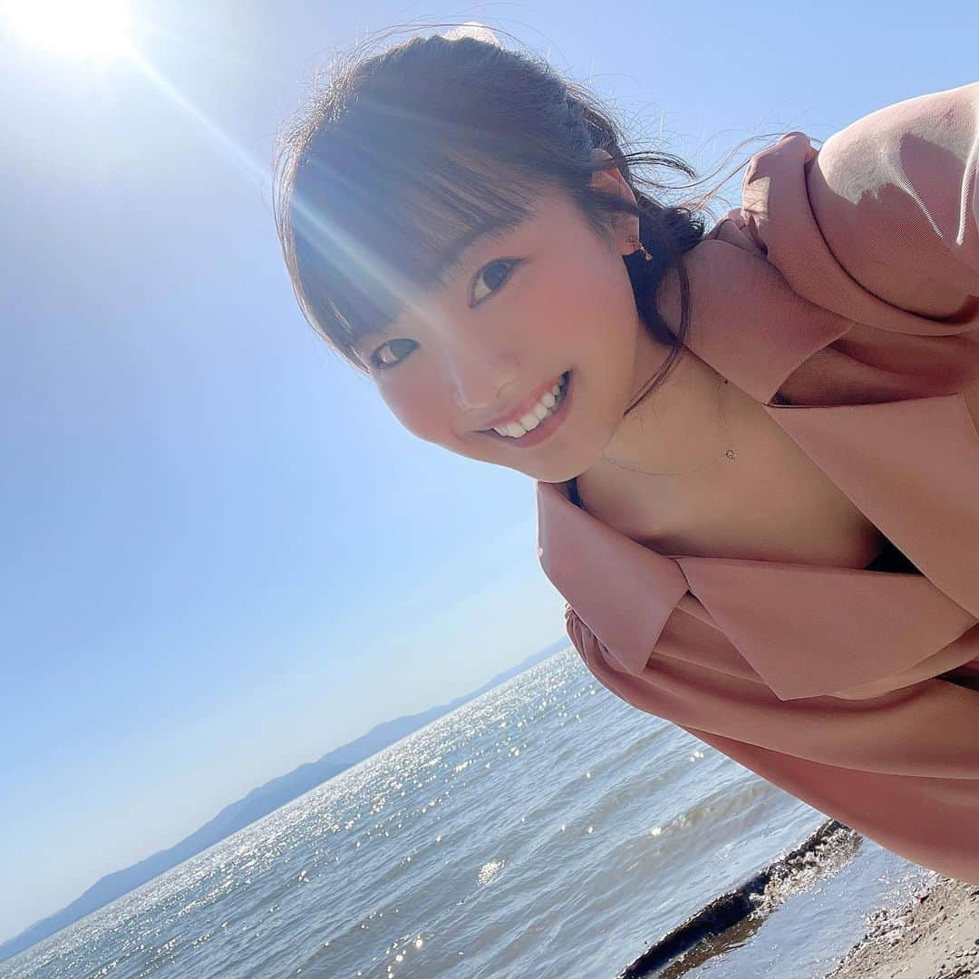 竹川由華さんのインスタグラム写真 - (竹川由華Instagram)「天気がいいって幸せですね💓  　#びわこ　#琵琶湖 #アイドル　#iDOL #インスタ　#Instagram #instagramers #photo #picture」4月9日 16時31分 - cute.sis58