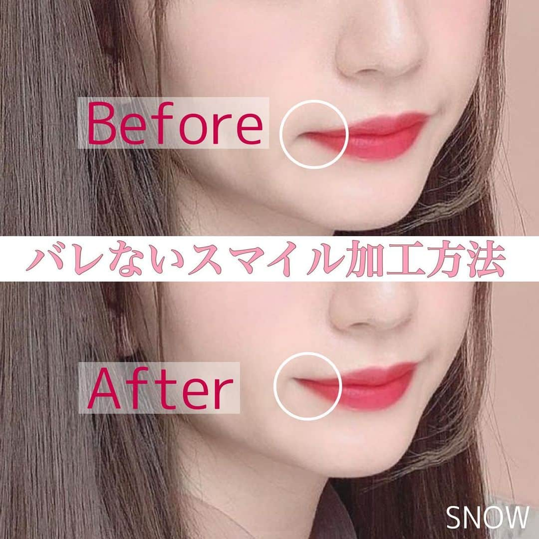 「SNOW」顔認識カメラアプリのインスタグラム