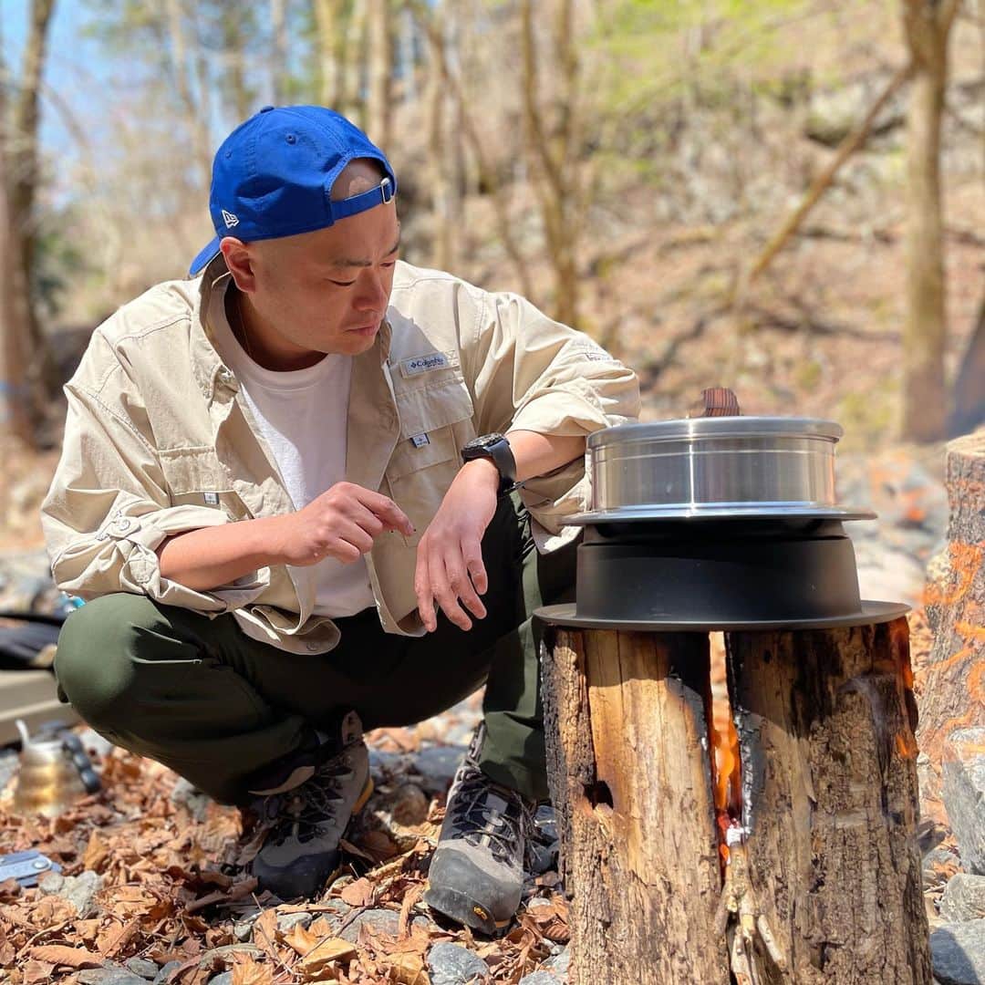 あばれる君のインスタグラム：「山岳部で炊き続けた米スキル試します‼︎YouTube「白銀の白米」四月下旬公開予定‼︎」