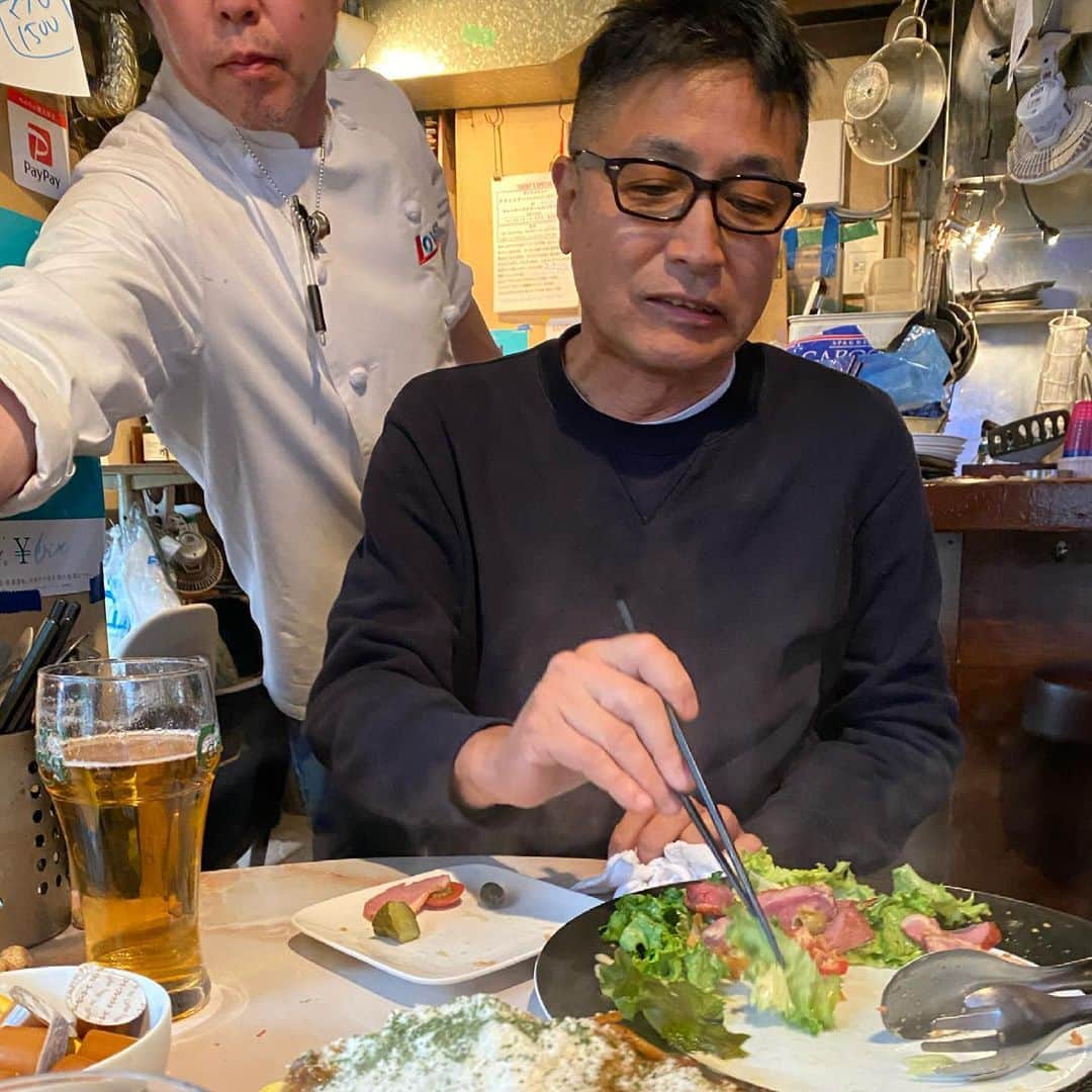 中野英雄さんのインスタグラム写真 - (中野英雄Instagram)「今夜はこの人と御飯‼️ 知って方は知っている もう30年以上の お付き合いなんです  #instagood #enjoy #japan #tokyo #happy」4月10日 1時07分 - hideo_nakano