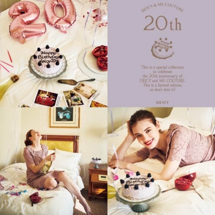 のインスタグラム：「𝐃𝐄𝐈𝐂𝐘 𝟐𝟎𝐭𝐡𝐚𝐧𝐧𝐢𝐯𝐞𝐫𝐬𝐚𝐫𝐲  ﻿ 2001DEICYDEBUT… 2021… 今年、DEICYは20周年を 迎えることが出来ました。   ブランド誕生から今日まで DEICYに関わった方々 一人ひとりとの出会いに 恵まれたお陰だと感謝 しております。   これからも皆様に愛される ブランドでありますよう、 ブランドを通して、あなただけの DEICYをお届けしてまいります。 ﻿ ﻿ ﻿ #deicy20th #deicy#mecouture #deicypress#2021 #20th＃anniversary #deicy_21ss」