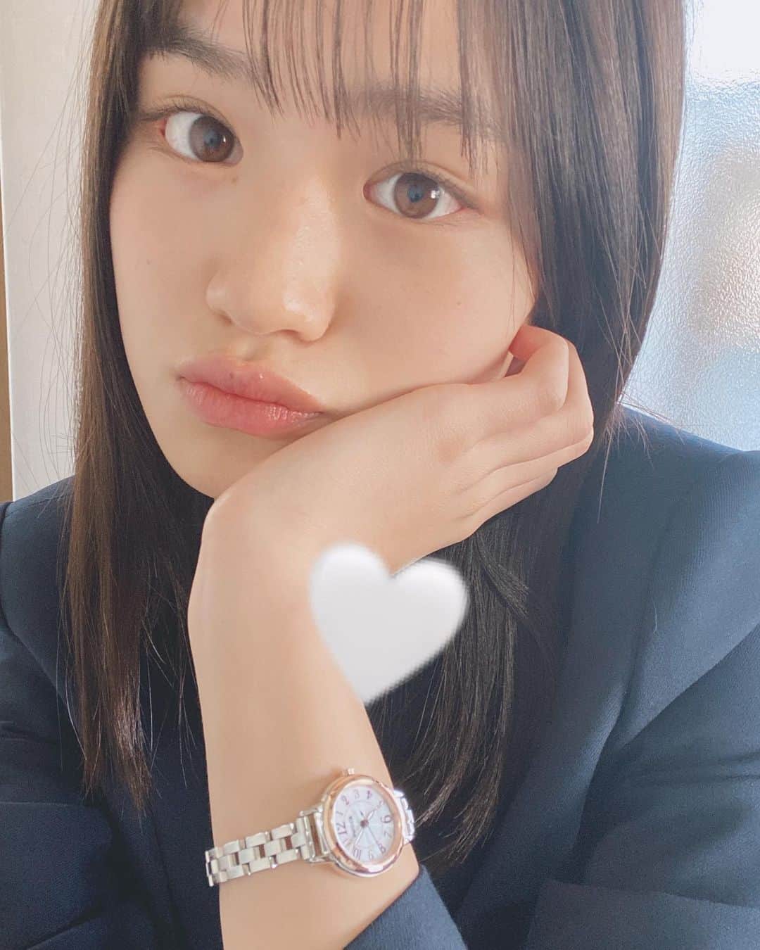 のインスタグラム：「高校入学しました❕ 学校たのしい〜 . . . #fjk #06 #高校生 #平日菜向 #エイジアプロモーション」