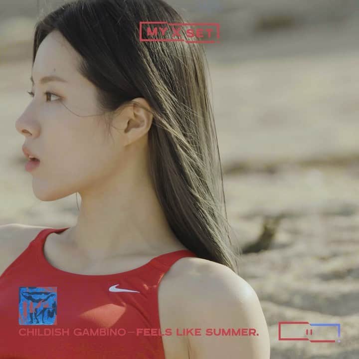 イム・キムのインスタグラム：「Check out my Summer playlist with @baverse_official 🌊❤️」