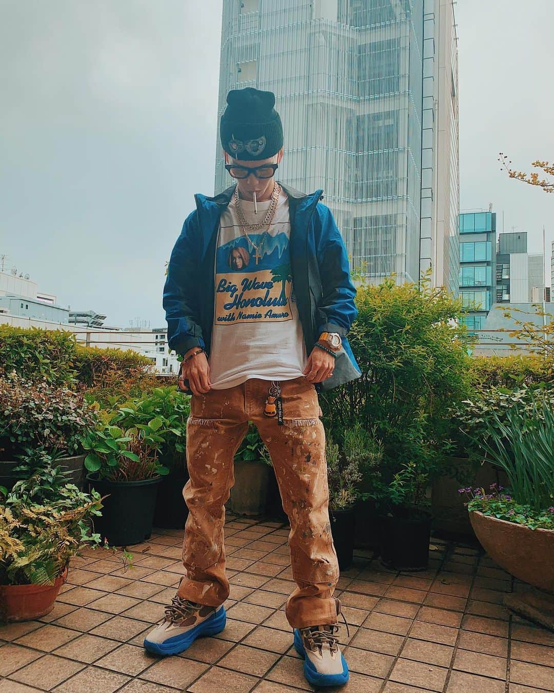 JP THE WAVYのインスタグラム：「💙🤎💙🤎」