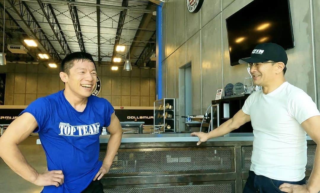 堀口恭司のインスタグラム：「練習終わりに ATTに榊原さん @nobu_sakakibara がいて びっくりでした‼️」