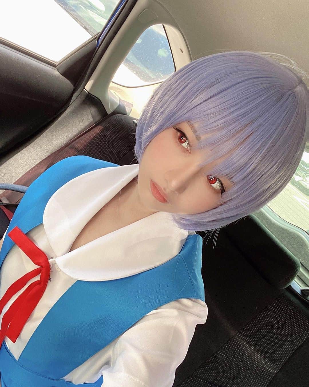shikaのインスタグラム：「#エヴァンゲリオン #シン・エヴァンゲリオン #綾波レイ #コスプレ　#cosplay」