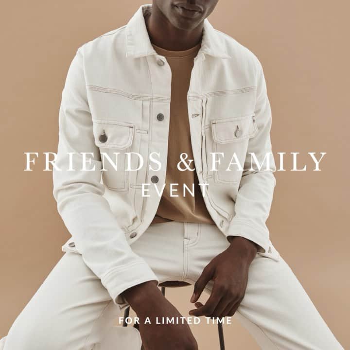 アドリアーノゴールドシュミットのインスタグラム：「Followers are *definitely* considered friends and family. Enjoy 25% OFF (almost) EVERYTHING sitewide and in AG stores including spring styles and best-selling denim. Link in bio to shop the sale.」