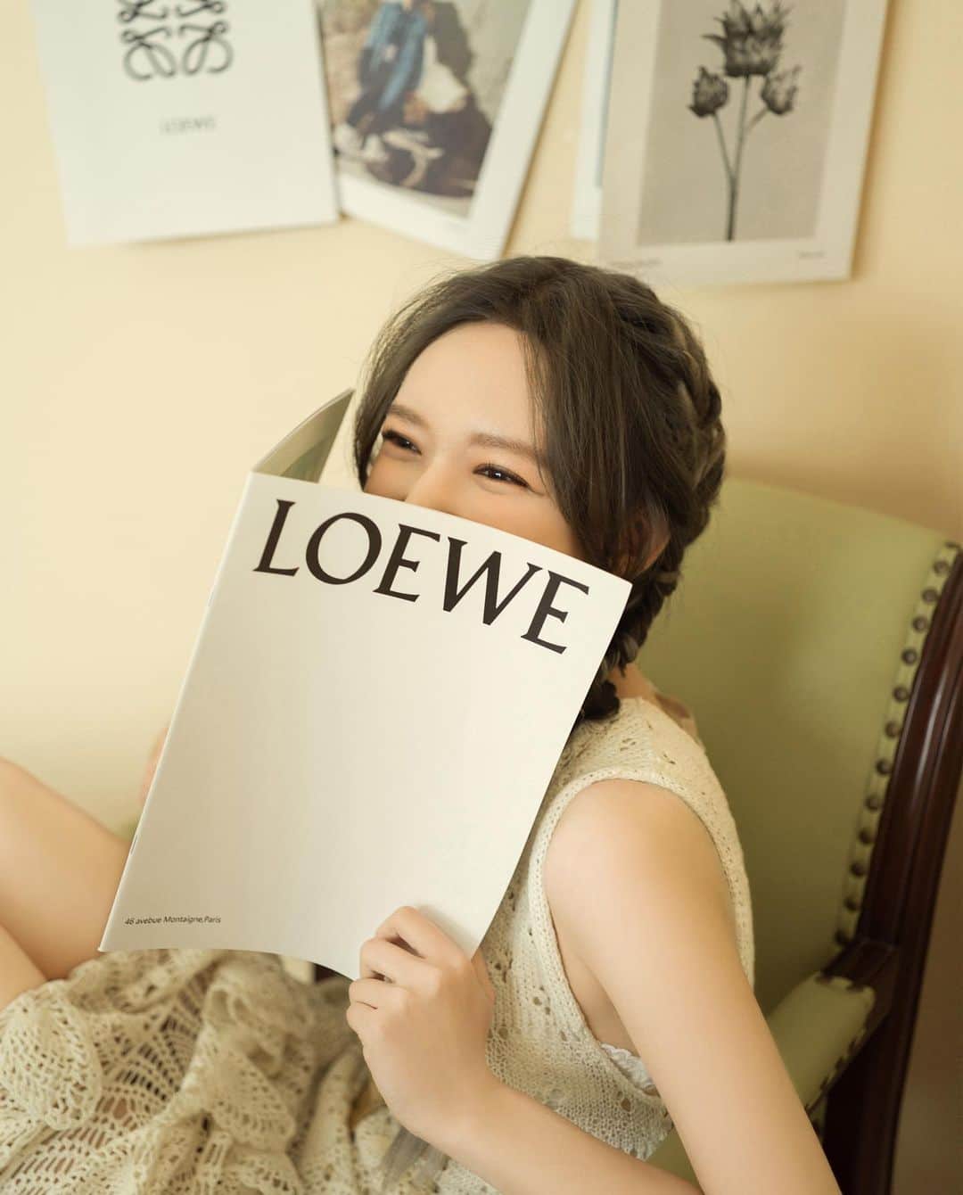 ソンソさんのインスタグラム写真 - (ソンソInstagram)「#LOEWEpaulas ❤️ @loewe   @jonathan.anderson」4月11日 13時58分 - chengxiao_0715