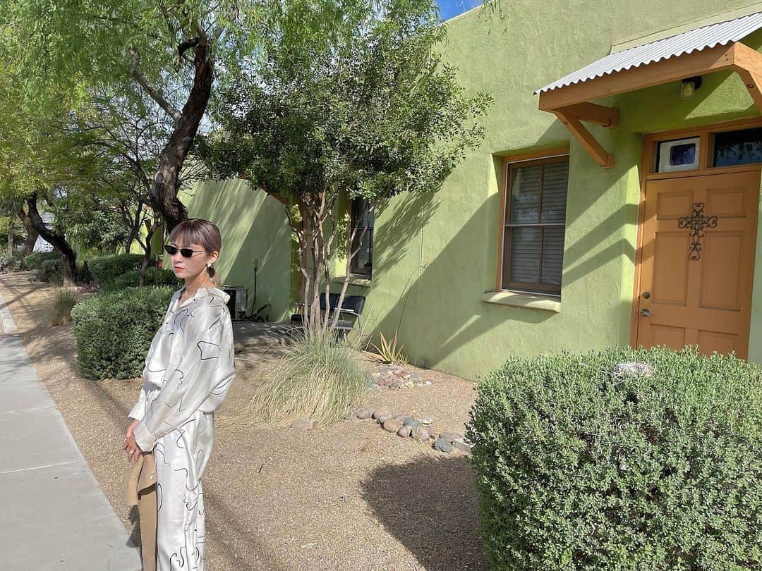 三苫愛のインスタグラム：「可愛い壁シリーズ in Arizona🌵」