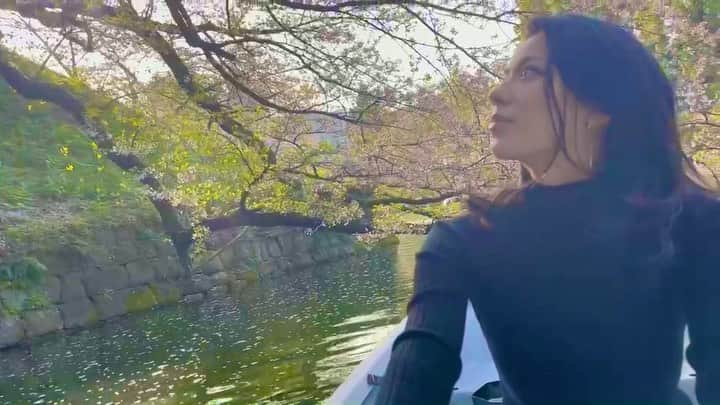 小瀬田麻由のインスタグラム：「🌸×🚤」