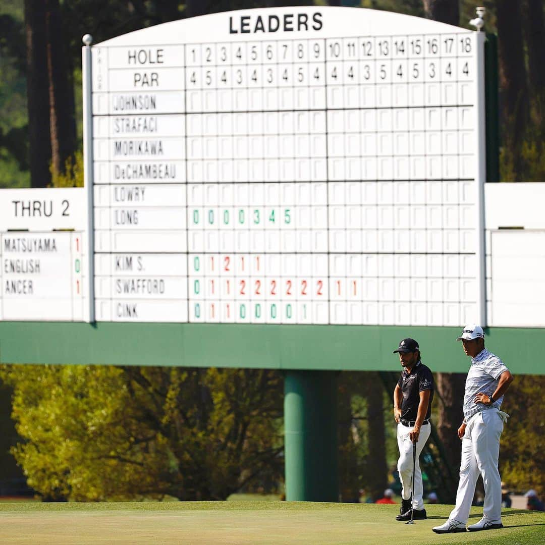 エイブラハム・アンサーのインスタグラム：「@themasters is a wrap. Fought hard, but wasn’t my week. I can’t wait to be back. Congratulations to Hideki and @shotahayafuji !! #teamAncer」