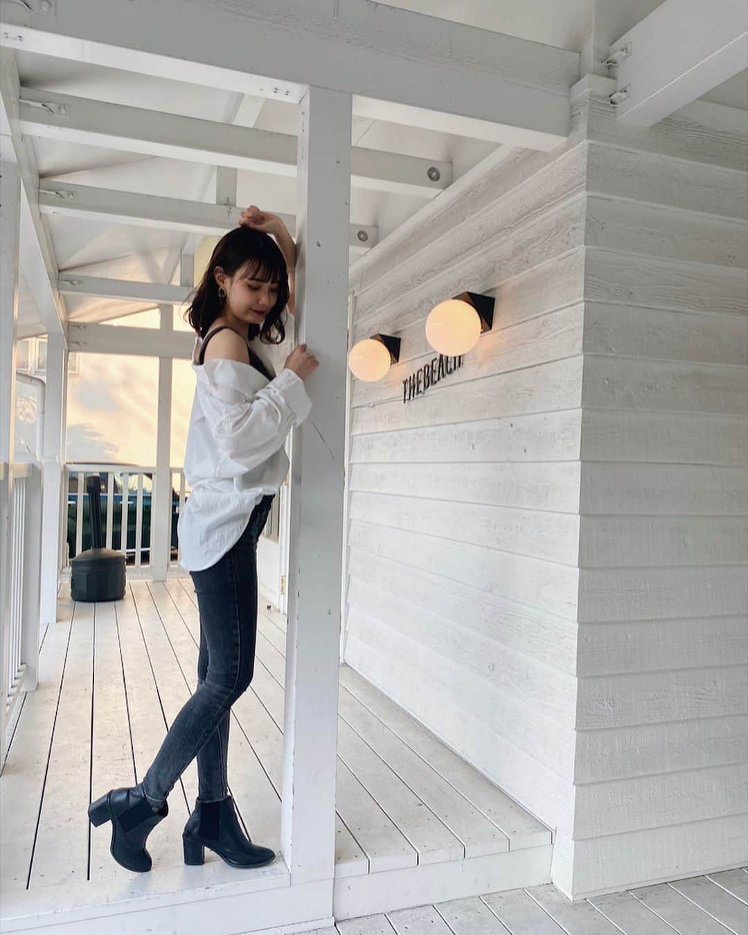 中野妃菜のインスタグラム：「cafe巡り~ 写真は基本ノーマルカメラで アプリ使う時は、 UlikeかSnapchatを使う事が多いです‼︎ #cafe #thebeachyokohama」