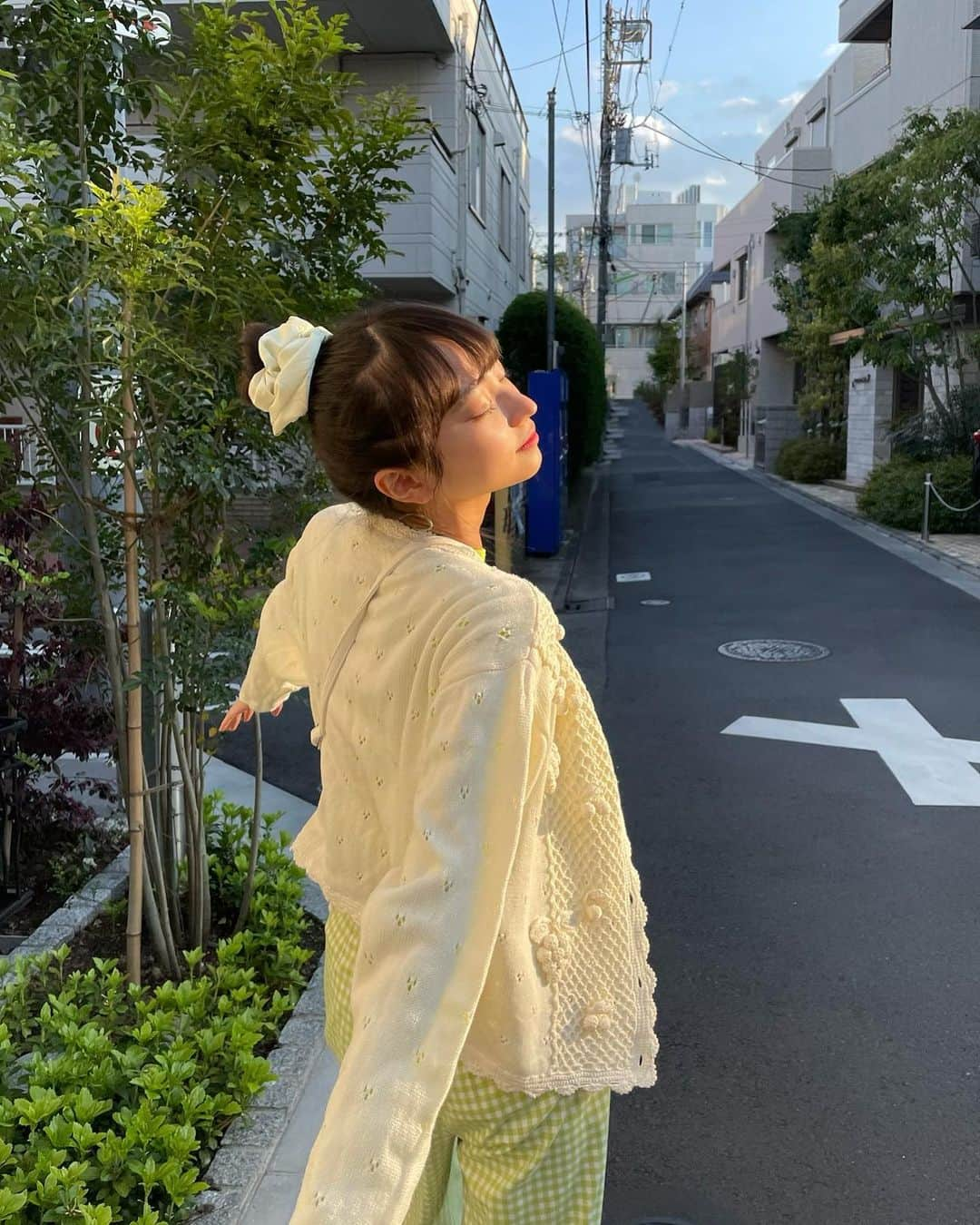 酒井唯菜さんのインスタグラム写真 - (酒井唯菜Instagram)「羽ばたきました🕊 ・ ・ 自然溢れる綺麗な場所にお散歩しに行きたいです🌷  #spring #fashion」4月13日 20時16分 - yuina_sakai_official