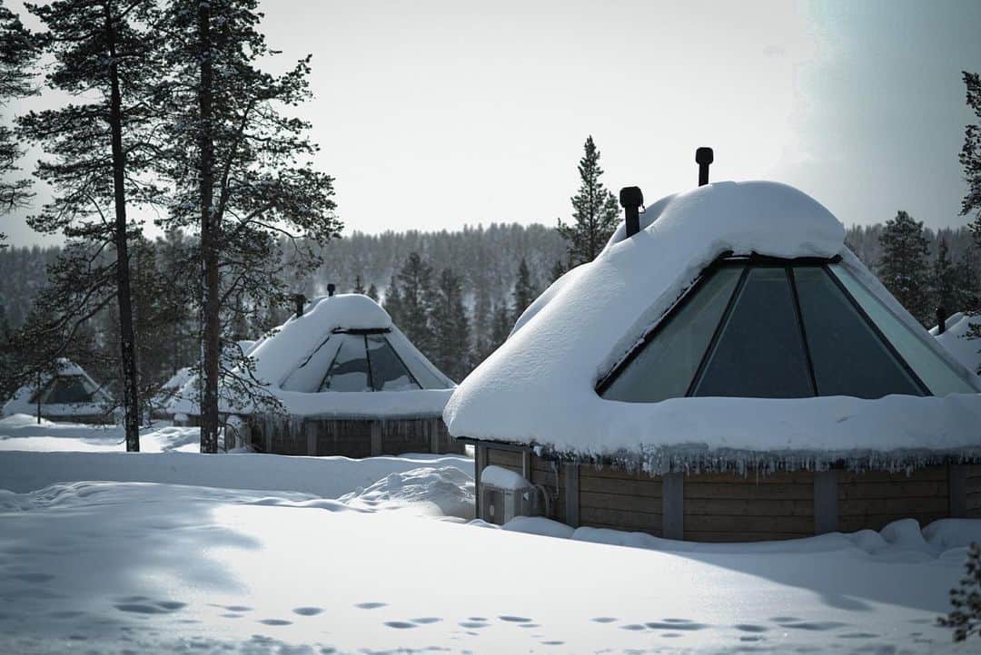 辰巳奈都子さんのインスタグラム写真 - (辰巳奈都子Instagram)「フィンランドのオーロラ旅行で絶対泊まりたかった、 ガラスイグルーﾟ𖡼ﾟ。 部屋にいながらして運が良ければオーロラが見えるってやつです💫 1泊6万くらいしたかなぁ 高いよ〜🥲  #saariselkä#fin#finland#scandinavia#northenlights#northernlightsvillage#trip#travel #glass#igloo#glassigloo#room#aurora#cabin」4月14日 0時25分 - tatsumi_natsuko